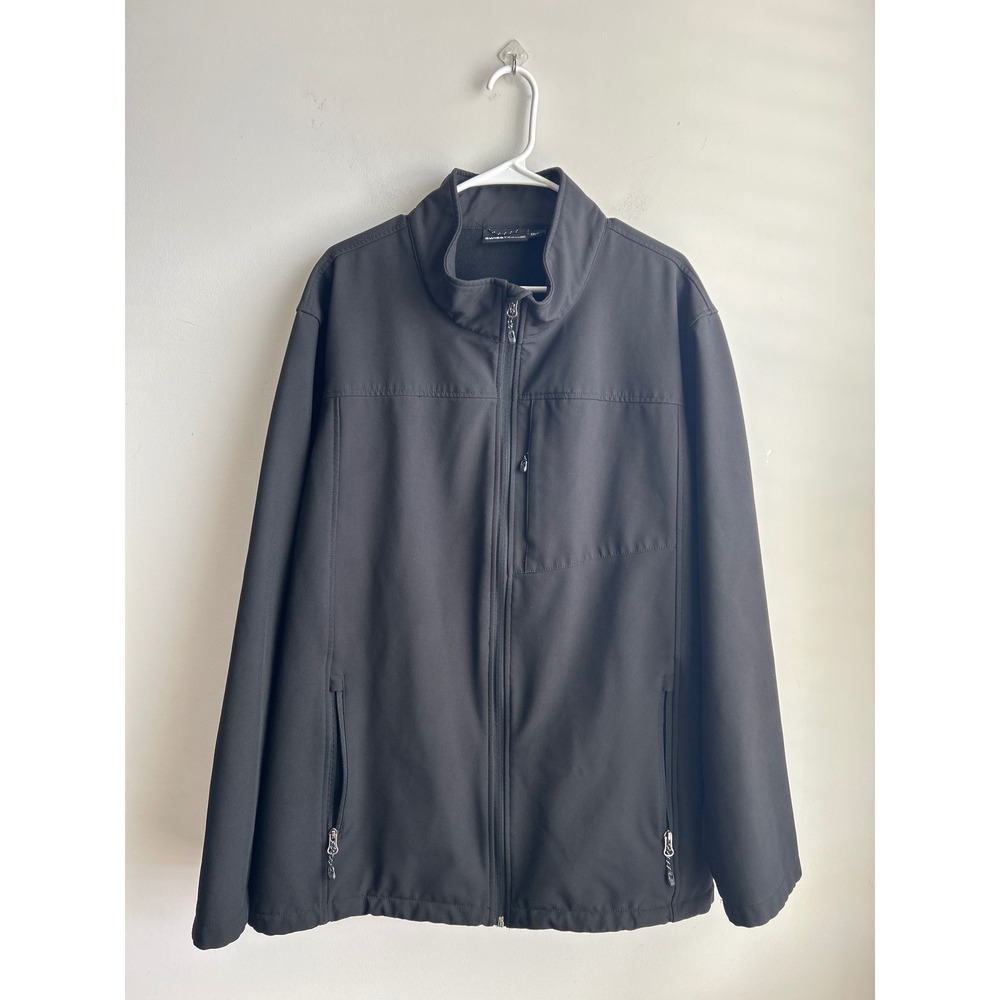 SwissTech Black Softshell Jacket Men 2XL